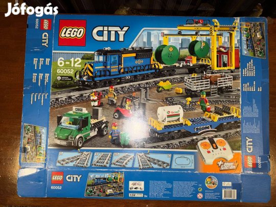 Lego 60052 tehervonat ures gyari doboz Lego vonat doboz