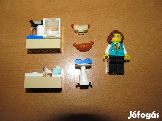 Lego 60337 szett (Expressz vonat) figura jegykezelője