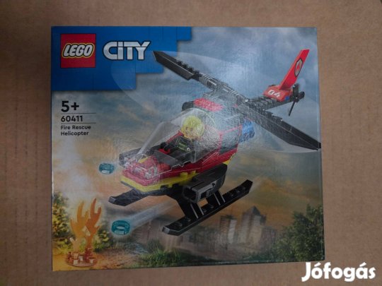 Lego 60411 City Tűzoltó mentőhelikopter készlet - eredeti
