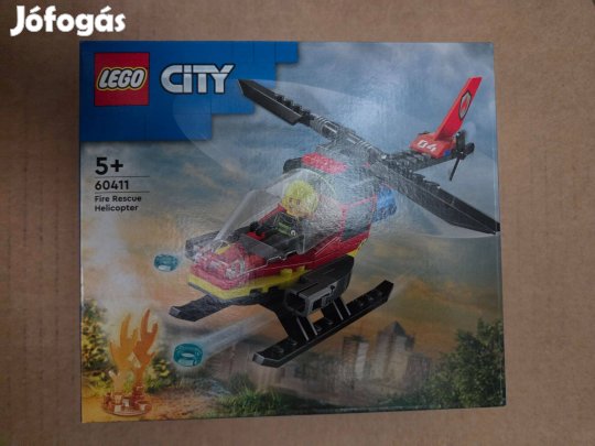 Lego 60411 City Tűzoltó mentőhelikopter készlet - ritkaság, bontatlan
