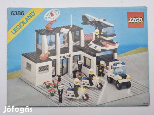 Lego 6386 Town Classic Town Police Command Base Építési Útmutató