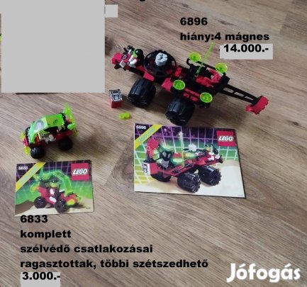 Lego 6896, 6833 M-Tron