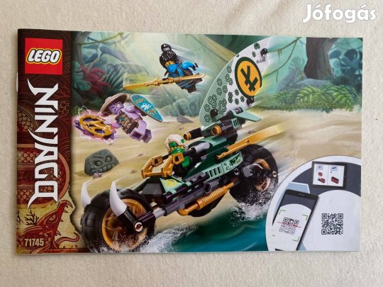 Lego 71745 Ninjago Lloyd dzsungel chopper motorja