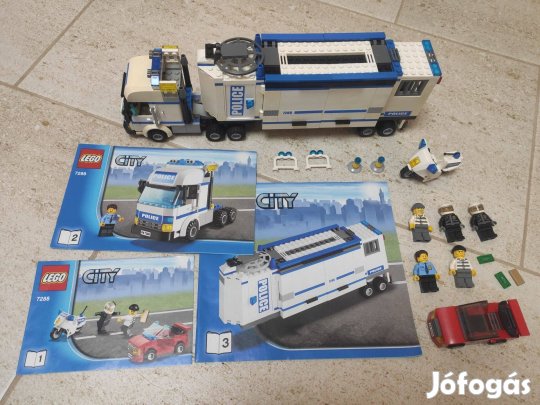 Lego 7288 - Mobile Police Unit - LEGO City Rendőrségi Készlet 5 figura