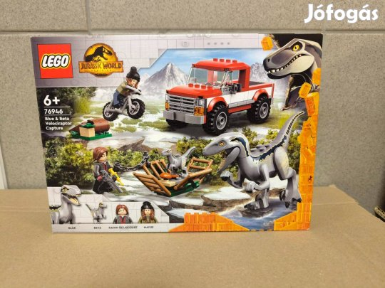 Lego 76946 Kék és Béta velociraptorok elfogása új, bontatlan