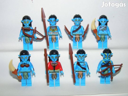 Lego Avatar figurák Jake Sully Neytiri Tsu Tey Navi figurák + fegyver