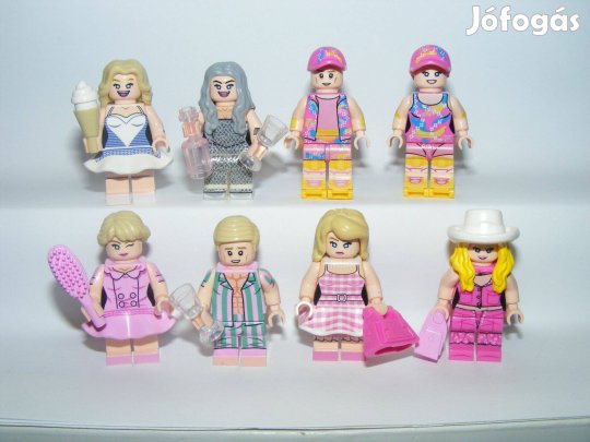 Lego Barbie figurák 8db Barbi Ken figura Új