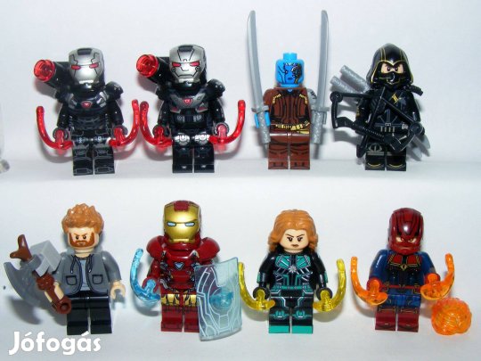 Lego Bosszuállók figurák Endgame Hadigép X2 Marvel Kapitány Hadigép Új
