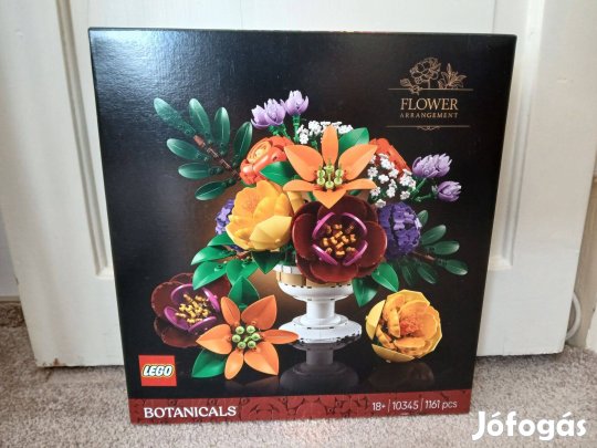 Lego Botanicals 10345 Virágos kompozíció Virágkompozíció váza Új BP!