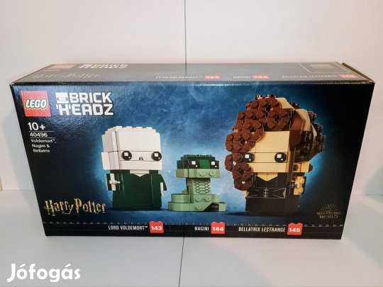 Lego Brickheadz Harry Potter 40496 Voldemort Nagini Bellatrix ,Új