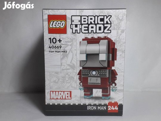 Lego Brickheadz Marvel Super Heroes 40669 Iron Man MK5 2024 Új !