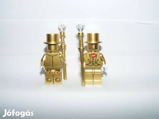 Lego CMS S10 Custom Mr. Gold figura minifigura (MOC) Új