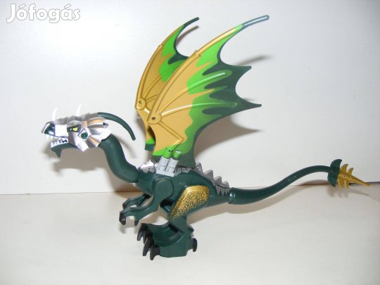 Lego Castle Lovag Vár Zöld Páncélos sárkány 33cm Új