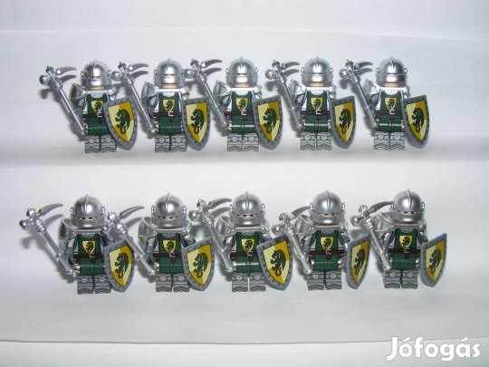 Lego Castle Lovag figurák Dragon Sárkányos katonák sereg 10db katona Ú