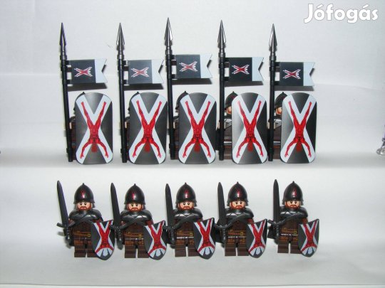 Lego Castle Trónok Harca figurák Bolton Sereg Lovag katona katonák 10d