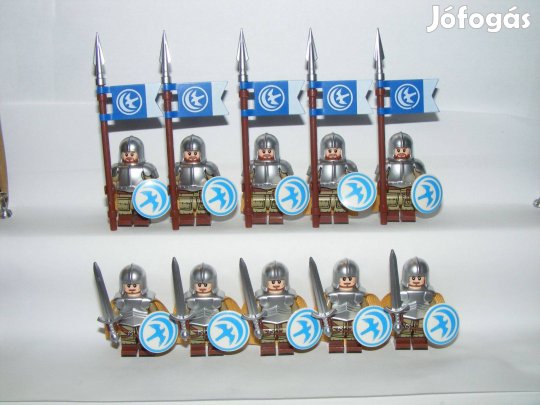 Lego Castle Trónok Harca figurák Knights of the Vale Sereg katona 10db