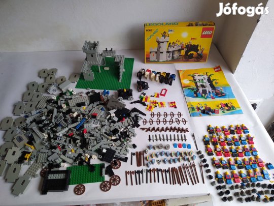 Lego Castle csomag vár elemekkel 35 lovaggal 6062 gyári dobozzal 6077