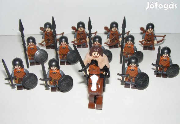 Lego Castle figurák Lovagok katonák Középkori Sereg 14db Goth katona