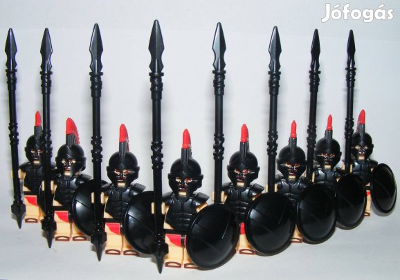 Lego Castle figurák Spártai Lándzsás katonák Görög katona 8db Új