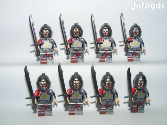 Lego Castle figurák Tournament Oroszlános lovag katona figura fegyver