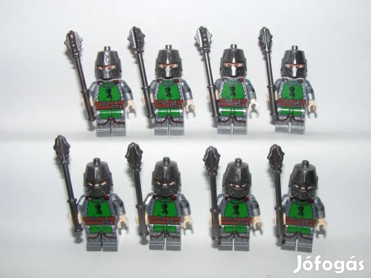 Lego Castle figurák buzogányos sárkányos lovag katona figura fegyver 8