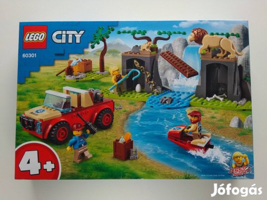Lego City 60301 Vadvilági mentő terepjáró oroszlán barlang bontatlan