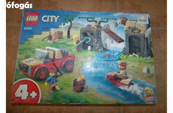 Lego City 60301 Vadvilági mentő terepjáró oroszlán kígyó barlang folyó