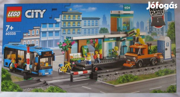 Lego City 60335 állomás vonatállomás vasútállomás