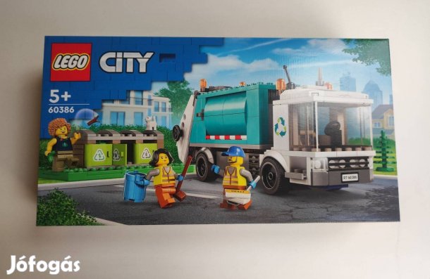 Lego City 60386 - Recycling Truck - új, bontatlan
