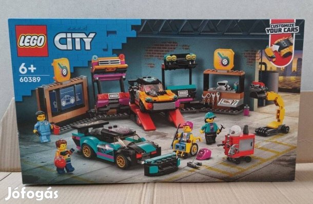 Lego City 60389 Egyedi Autók Szerelőműhelye Új Bontatlan