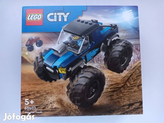 Lego City 60402 Kék Monster Truck új bontatlan