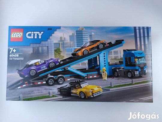 Lego City 60408 Autószállító kamion sportautókkal új bontatlan