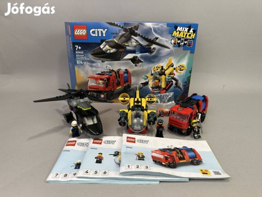 Lego City 60462 - Helikopter, tűzoltóautó és tengeralattjáró egy csoma