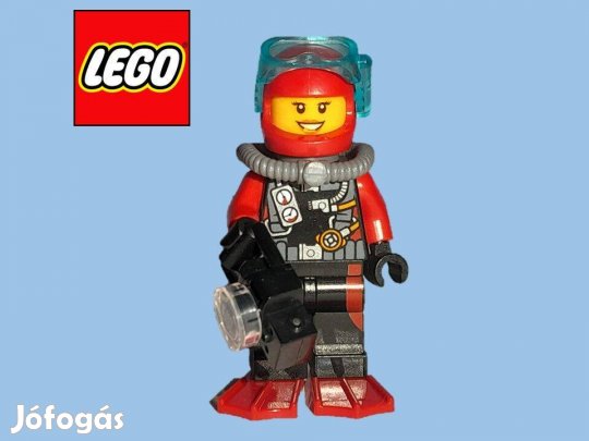 Lego City Deep Sea Explorers - Női búvár minifigura (60095)