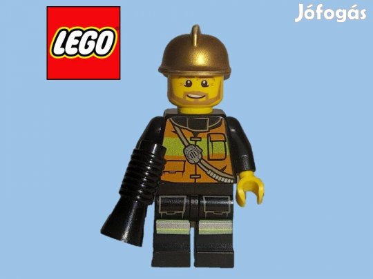 Lego City Fire - Tűzoltó parancsnok minifigura