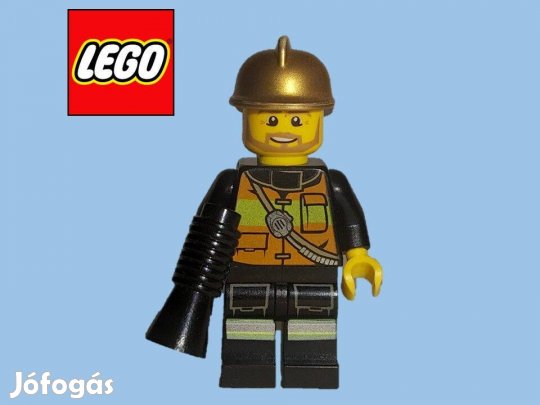Lego City Fire - Tűzoltó parancsnok minifigura