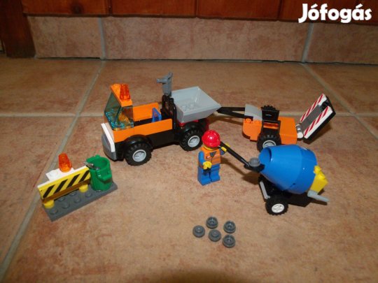 Lego City Juniors 10750 Közúti szerelőkocsi, útjavítás, betonkeverő