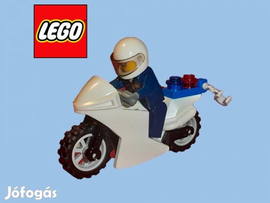 Lego City Police - Motoros rendőrjárőr minifigura