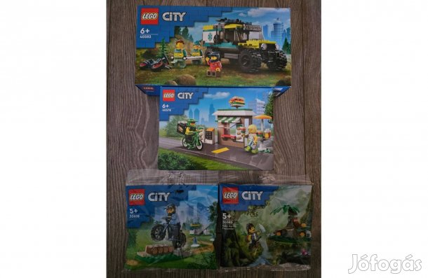 Lego City csomag: Mentőautó 40582 Szendvicsbolt 40578 30638 30665 új!