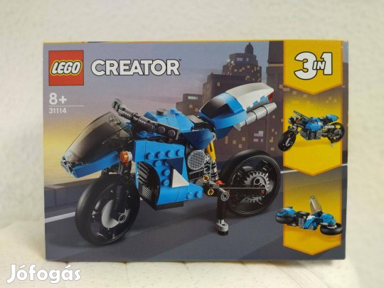 Lego Creator 31114 Szupermotor új, bontatlan