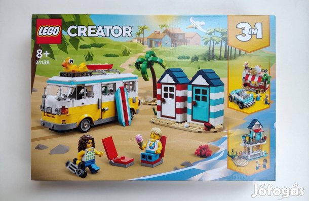 Lego Creator 31138 - Tengerparti lakóautó - új, bontatlan
