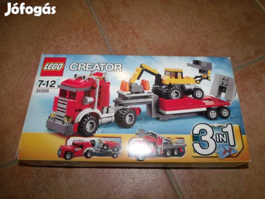 Lego Creator 3in1 31005 Építkezési járműszállító kosaras emelő terepjá