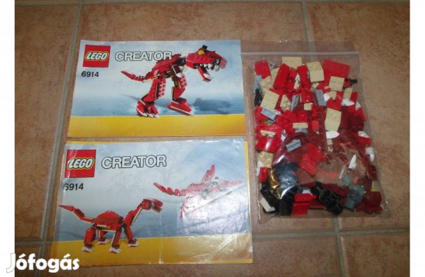 Lego Creator 3in1 6914 Őskori vadászok dinoszaurusz T-Rex dínó