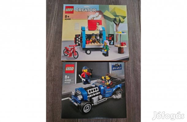 Lego Creator - Kávéskocsi 40488 és Hot Rod 40409 bontatlan eladó!