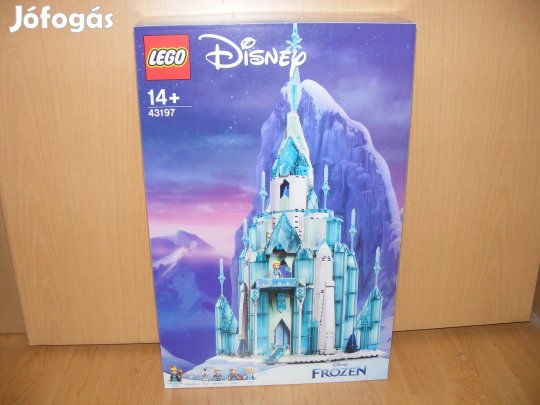 Lego Disney 43197 Jégvarázs kastélya Frozen The Ice Castle Új BP!
