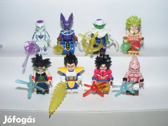Lego Dragon Ball Z figurák Vegeta Burdock Piccolo Broli Majin Songoku
