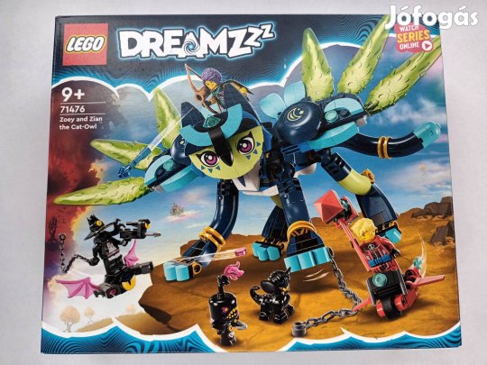 Lego Dreamzzz 71476 Zoey és Zian a macska bagoly új bontatlan