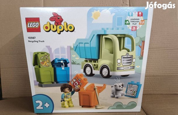 Lego Duplo 10987 Szelektív Kukásautó Új Bontatlan