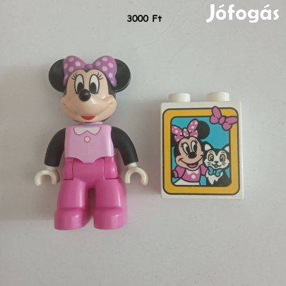 Lego Duplo Minnie egér + képes kocka