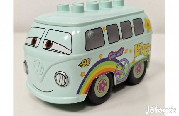 Lego Duplo Verdák (Cars) Bulli a hippi busz nagyon szép állapotban